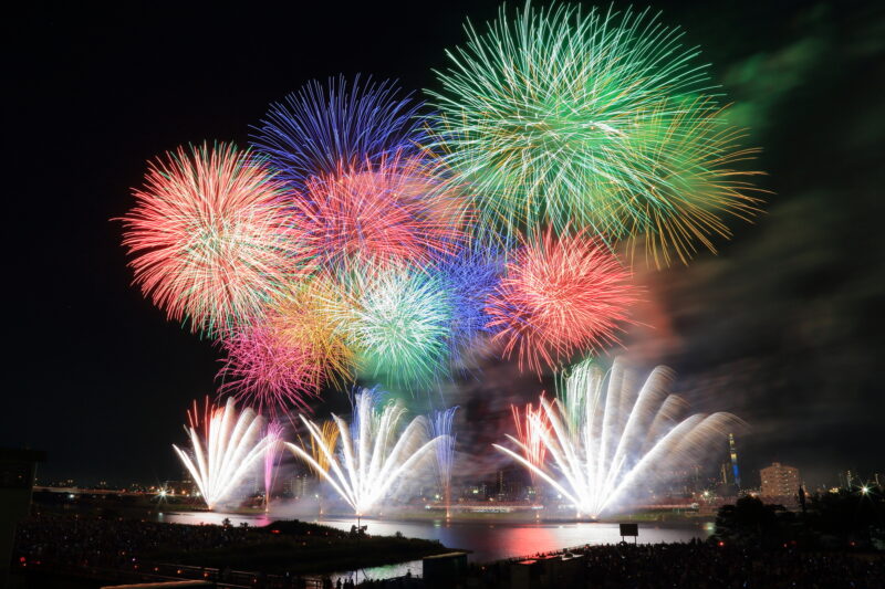 足立の花火(東京都足立区)