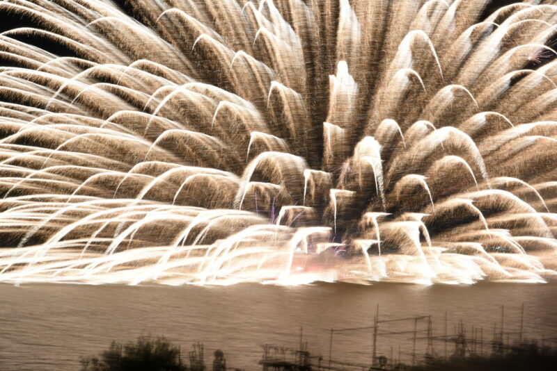 阿賀野川ござれや花火(新潟県新潟市北区)
