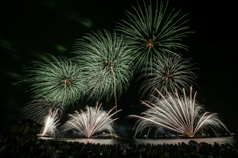 按針祭海の花火大会(静岡県伊東市)