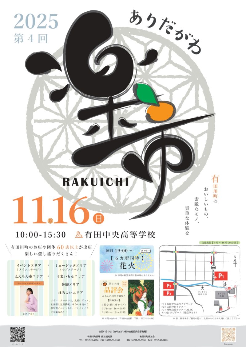 2025年ありだがわ楽市・ありだがわ天空絵巻