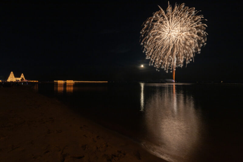 ありえ浜んこら祭花火打ち上げ(長崎県南島原市)