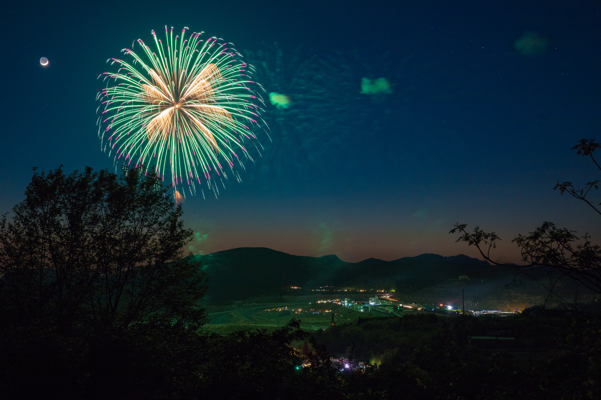 天空 de HANABI in オートポリス(大分県日田市)