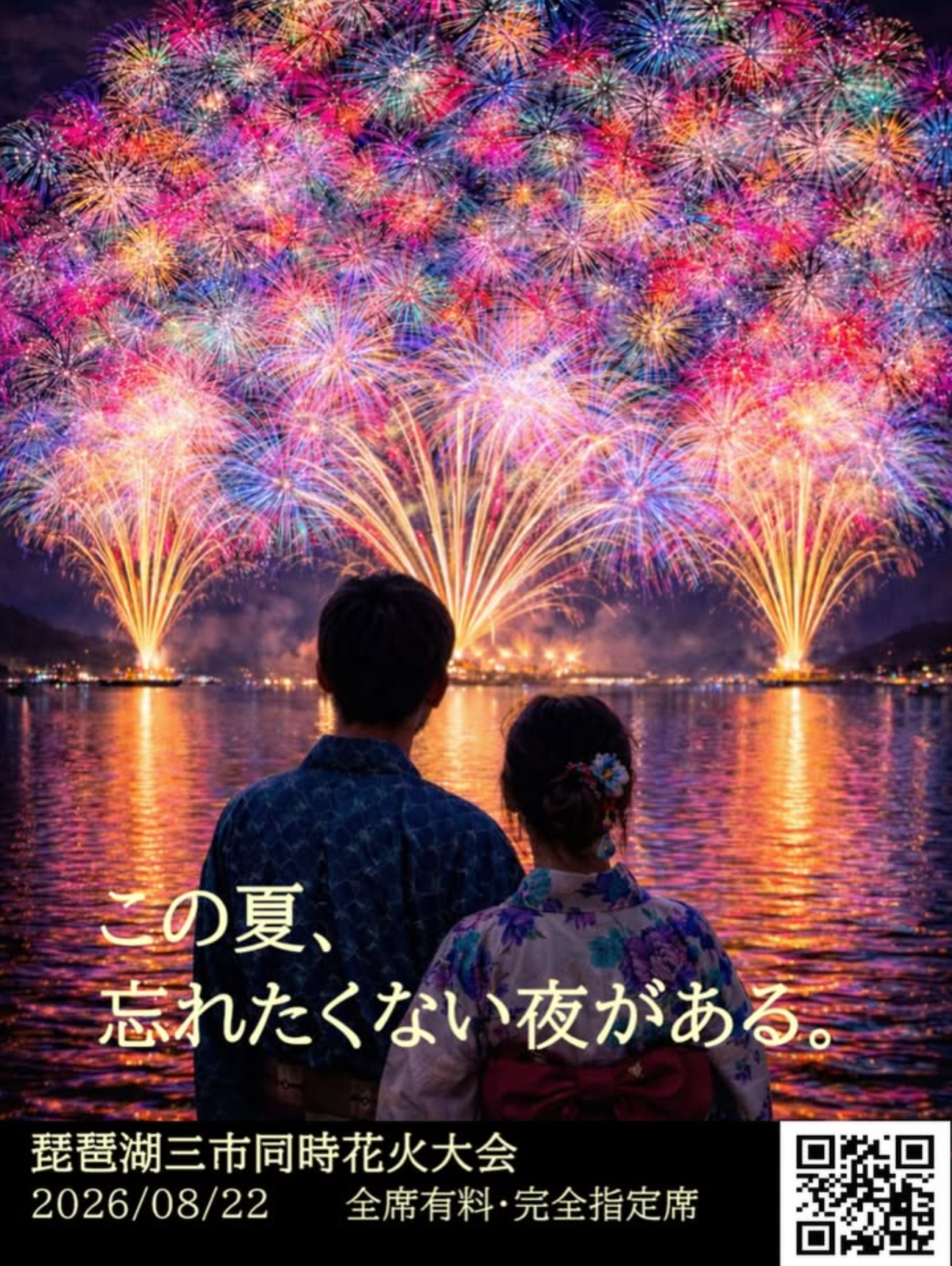 2026年琵琶湖三市同時花火大会