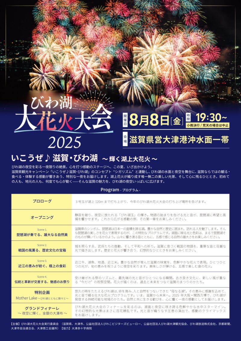 2025年びわ湖大花火大会プログラム