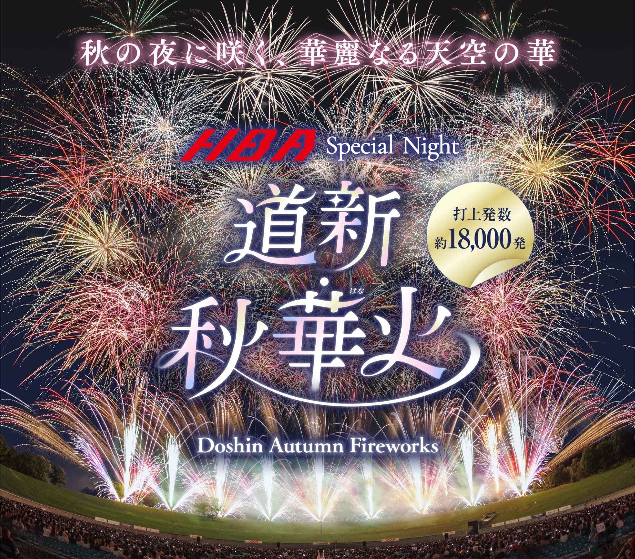 道新秋華火(北海道札幌市豊平区)