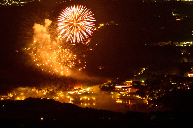 恵那納涼水上花火大会(岐阜県恵那市)