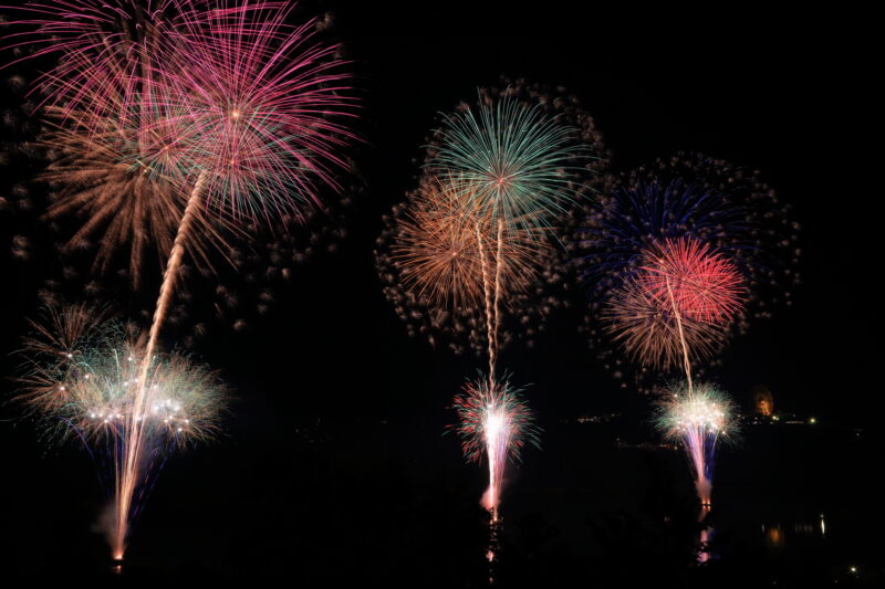 恵那納涼水上花火大会(岐阜県恵那市)