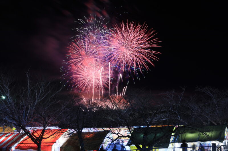 会陽冬花火(岡山県岡山市東区)