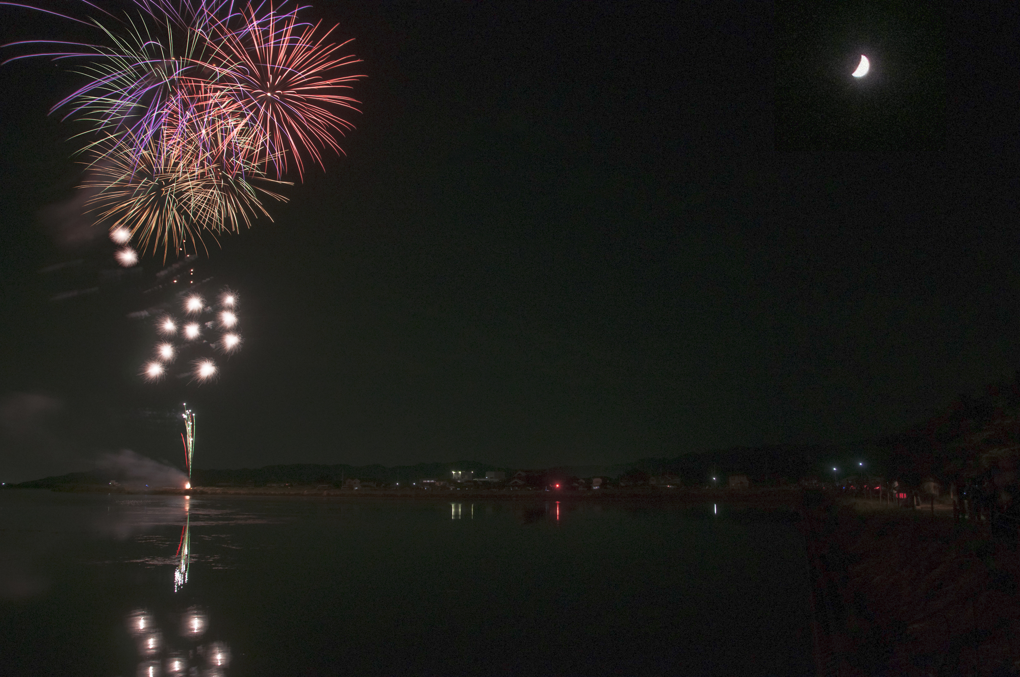 福崎夏祭り花火打ち上げ(兵庫県福崎町)