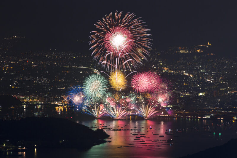広島みなと夢花火大会(広島県広島市南区)