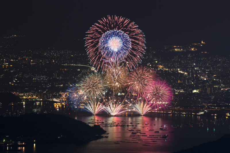 広島みなと夢花火大会(広島県広島市南区)
