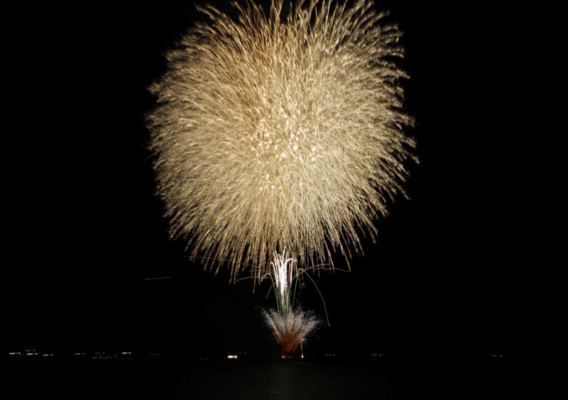 豊北夏まつり打ち上げ花火(山口県下関市)