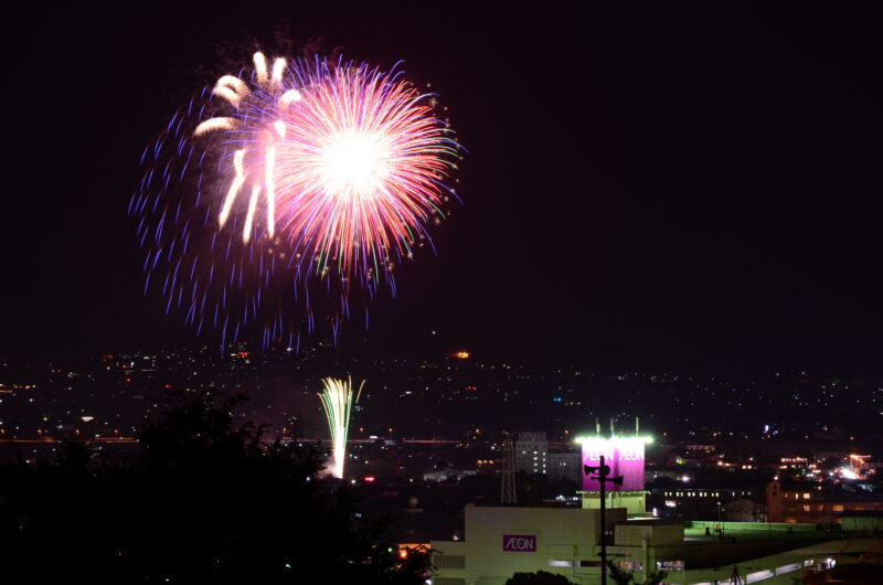石和温泉花火大会(山梨県笛吹市)