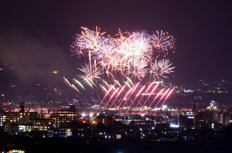 石和温泉花火大会(山梨県笛吹市)