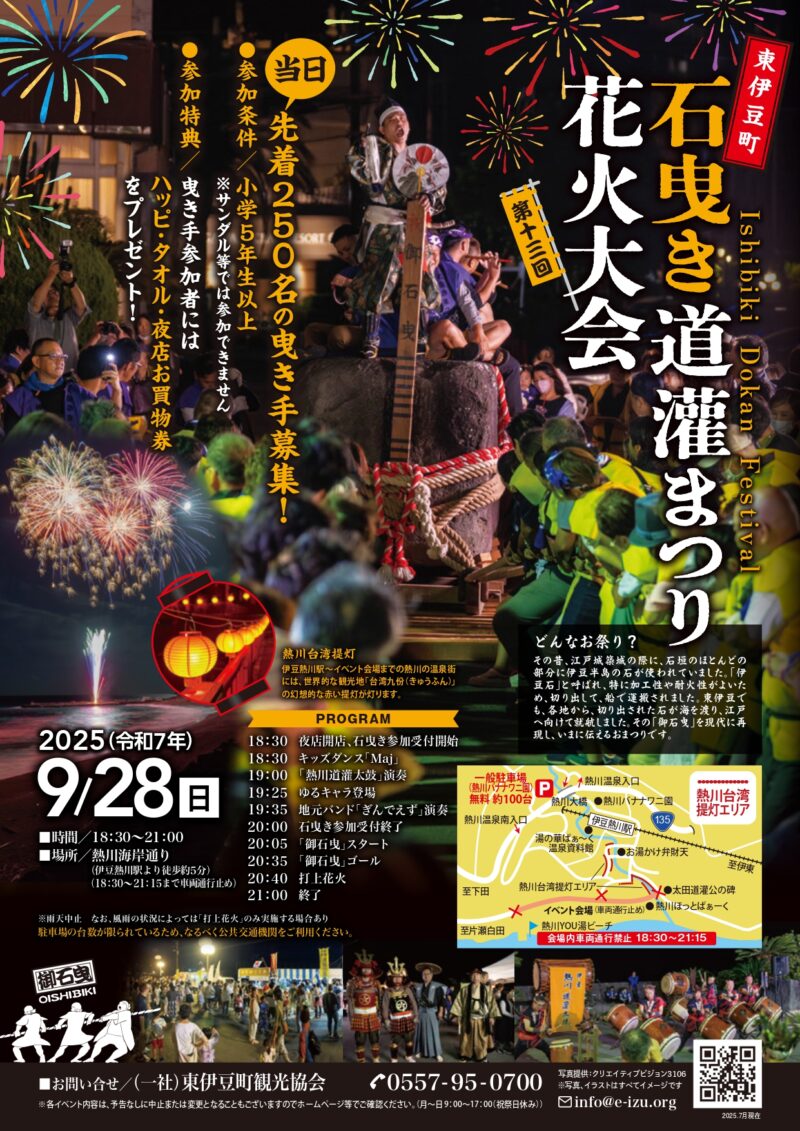 2025年石曳き道灌まつり花火大会
