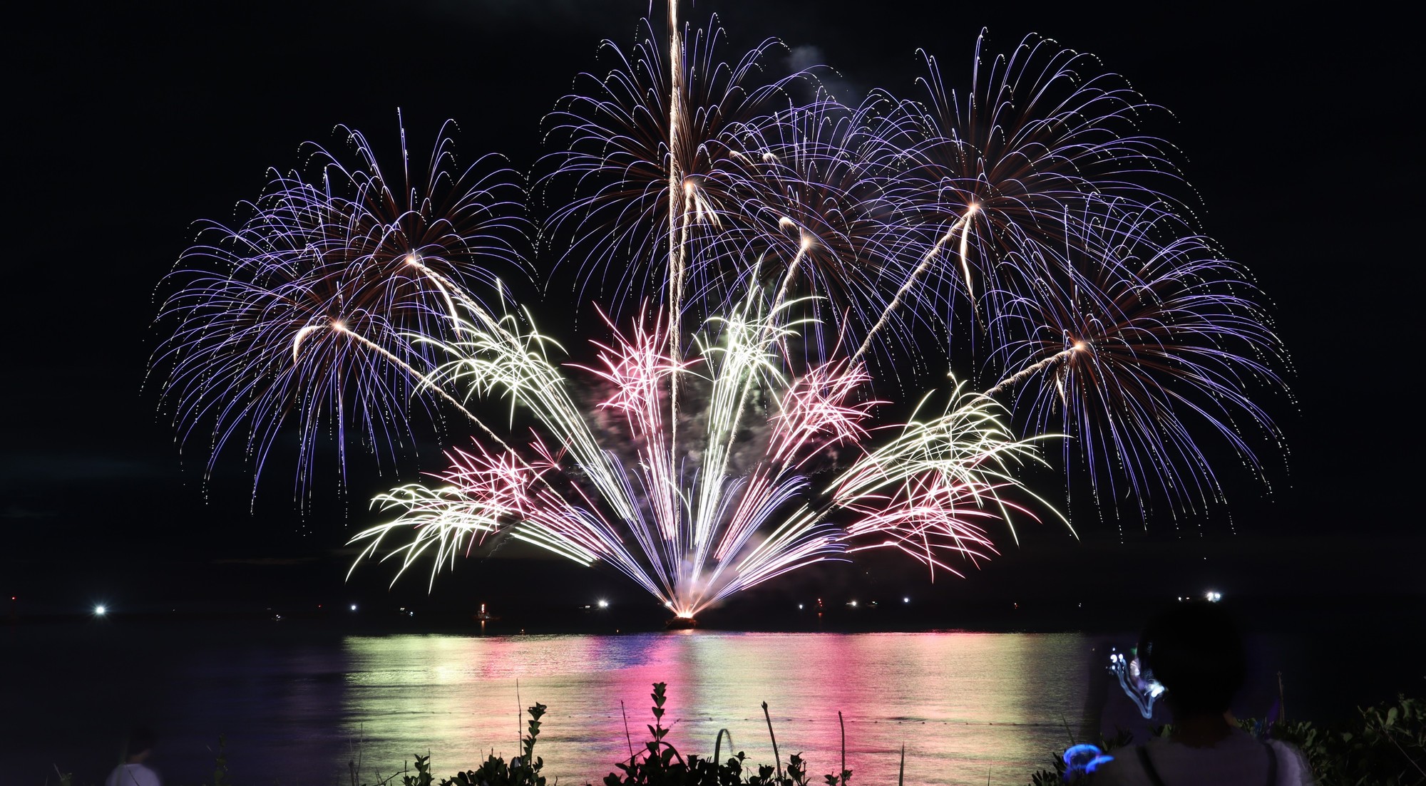 浦富海岸元気フェスティバルいわみ花火祭り(鳥取県岩美町)