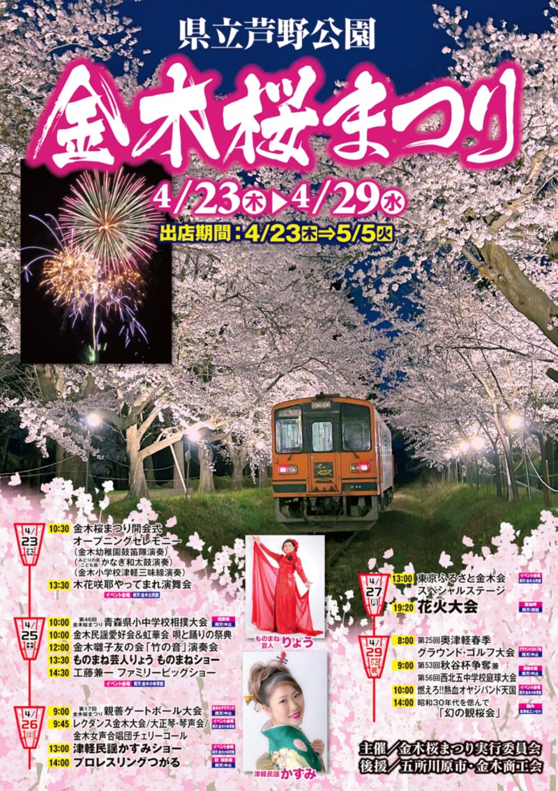 2026年金木桜まつり