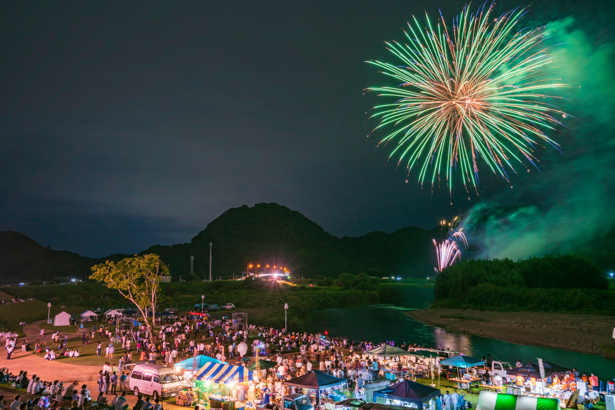 かんなみ猫おどり花火大会(静岡県函南町)