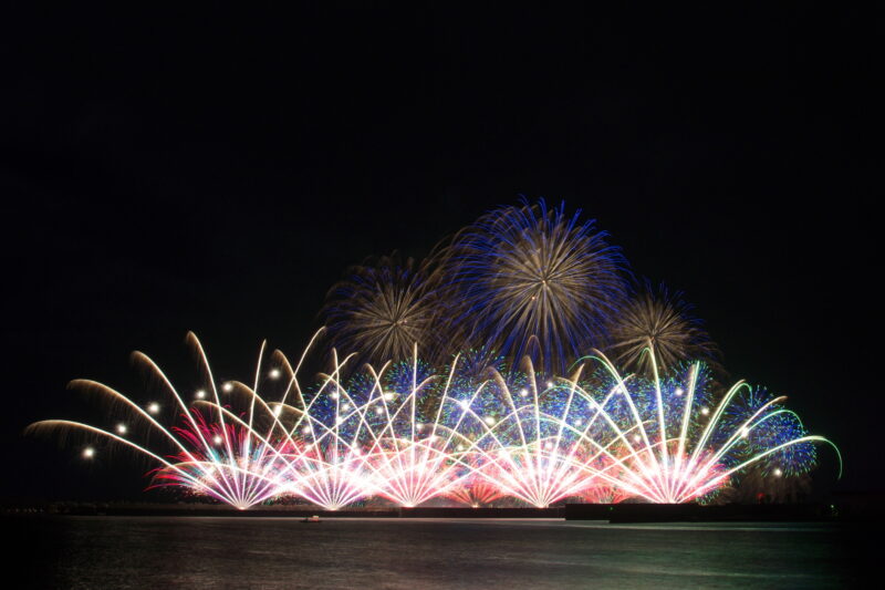 さつま黒潮きばらん海枕崎港まつり花火大会(鹿児島県枕崎市)