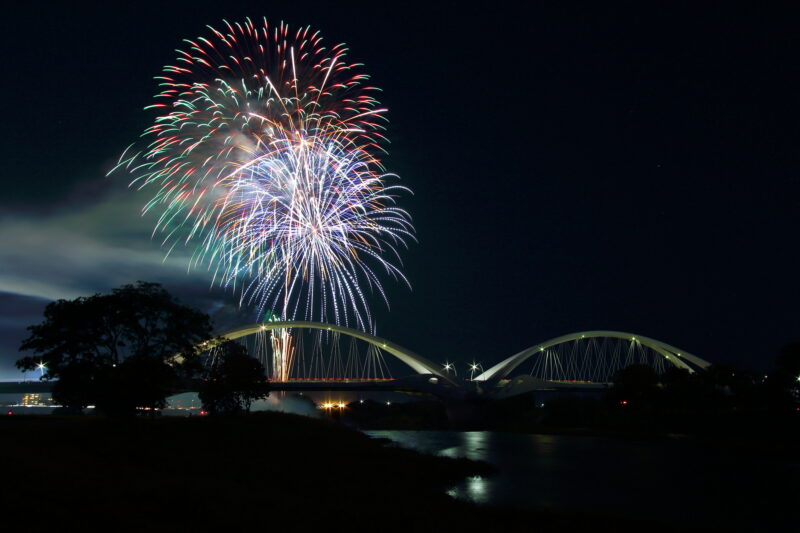 挙母祭り奉納花火(愛知県豊田市)