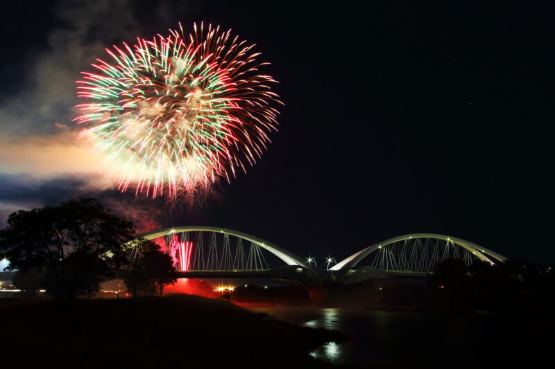 挙母祭り奉納花火(愛知県豊田市)