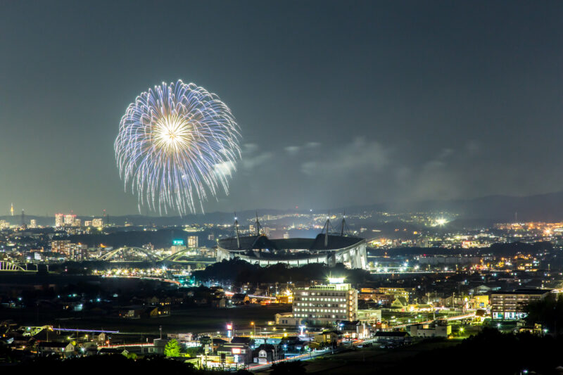 挙母祭り奉納花火(愛知県豊田市)