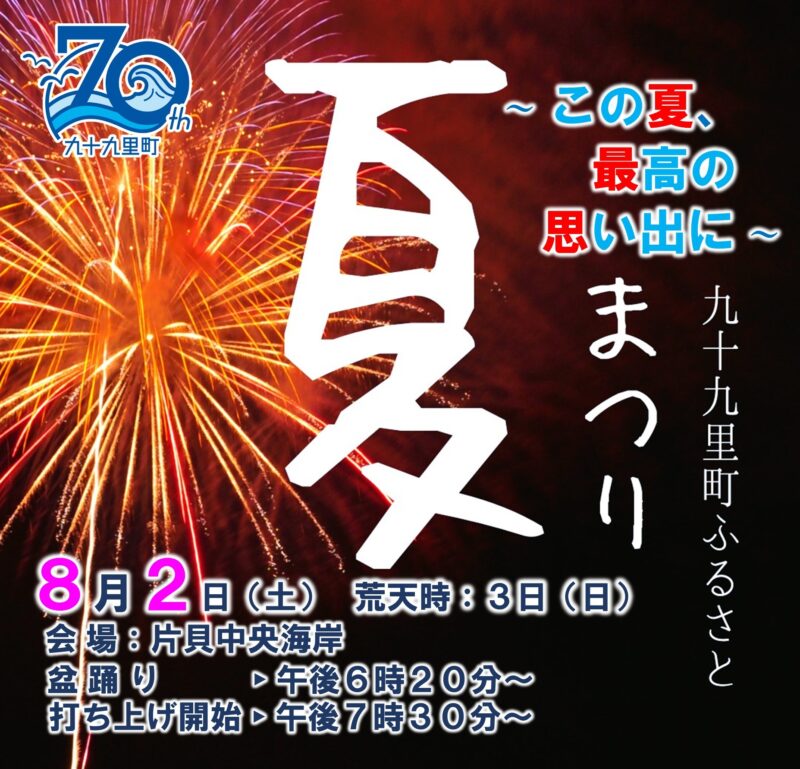2025年九十九里町ふるさとまつりポスター