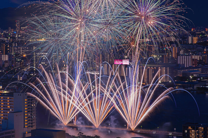 くきのうみ花火の祭典(福岡県北九州市若松区)