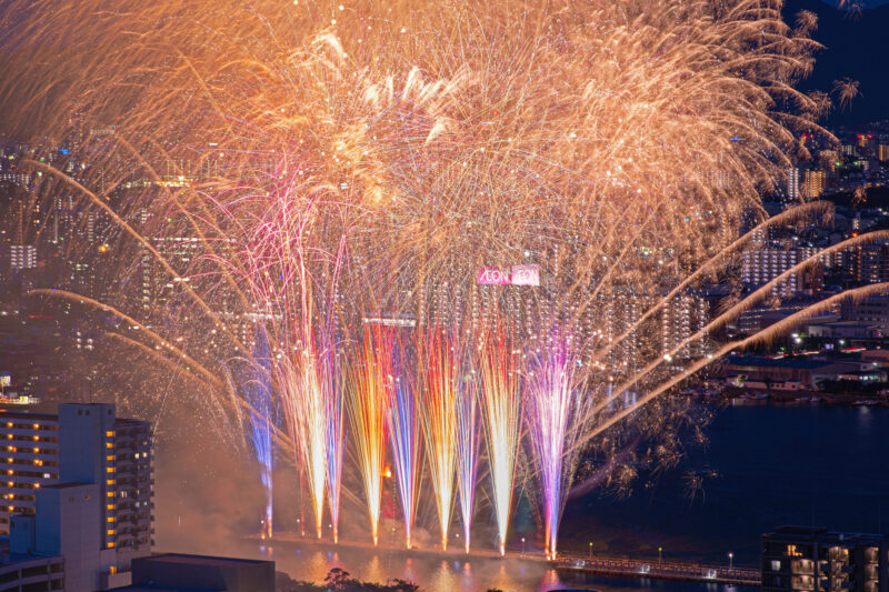 くきのうみ花火の祭典(福岡県北九州市若松区)