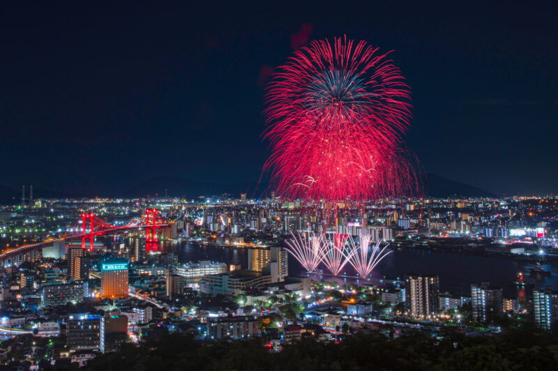 くきのうみ花火の祭典(福岡県北九州市若松区)