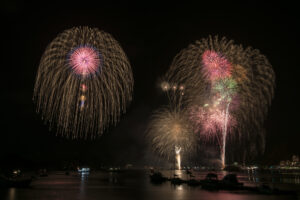 黒船祭海上花火大会(静岡県下田市)