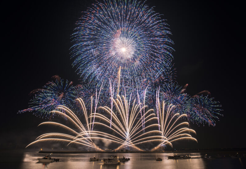 桑名水郷花火大会(三重県桑名市)
