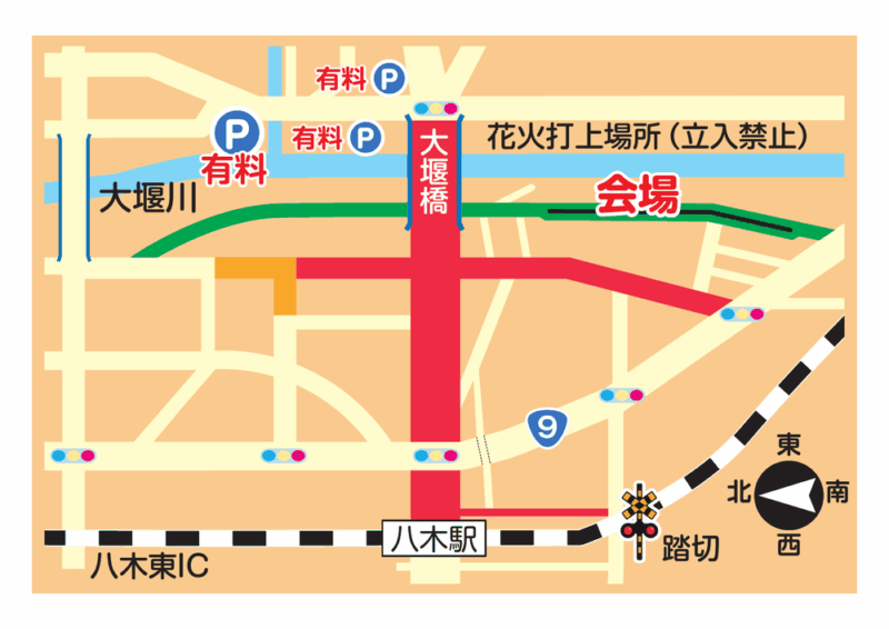 2026年京都南丹市花火大会交通規制・会場のアクセス