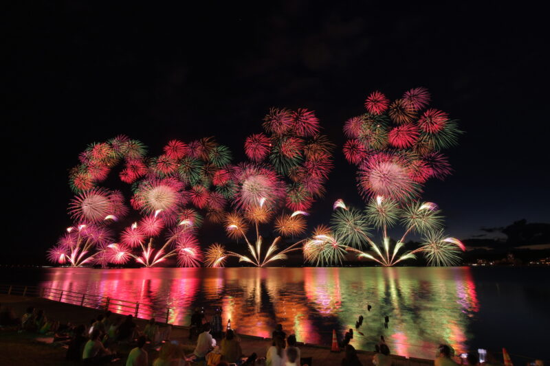 松江水郷祭湖上花火大会(島根県松江市)