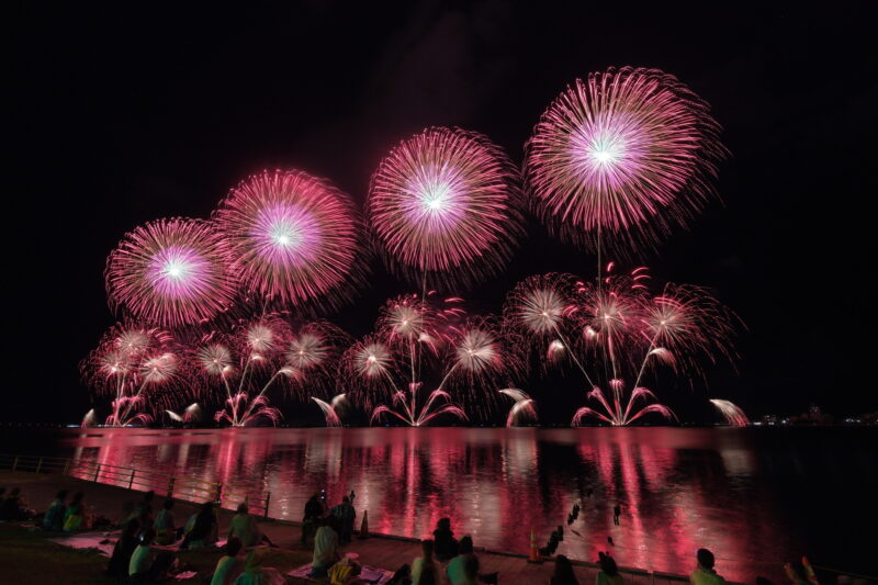 松江水郷祭湖上花火大会(島根県松江市)