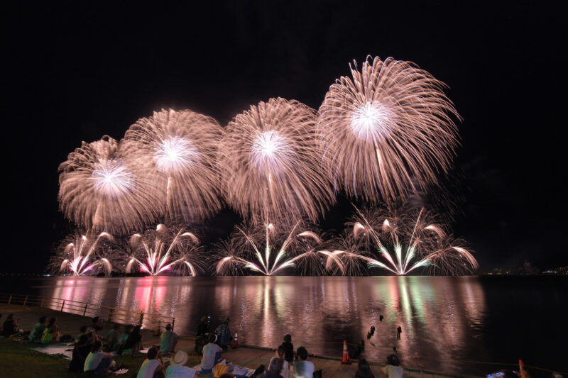 松江水郷祭湖上花火大会(島根県松江市)