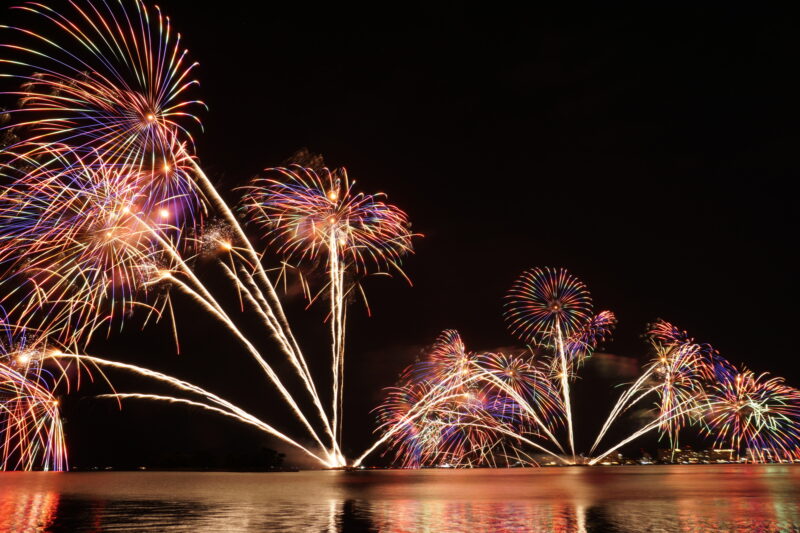 松江水郷祭湖上花火大会(島根県松江市)