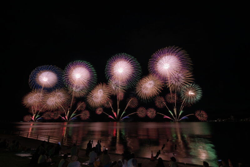 松江水郷祭湖上花火大会(島根県松江市)