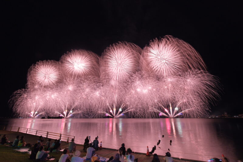 松江水郷祭湖上花火大会(島根県松江市)