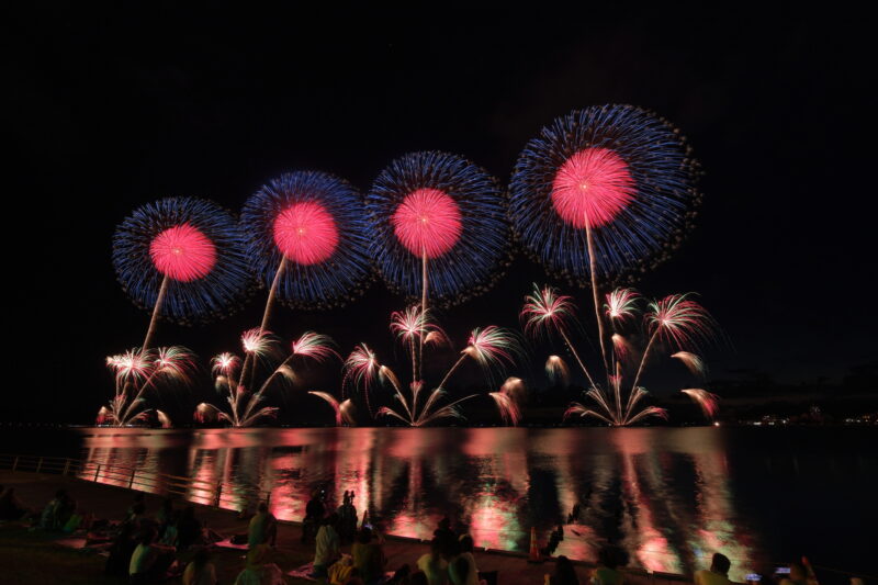 松江水郷祭湖上花火大会(島根県松江市)