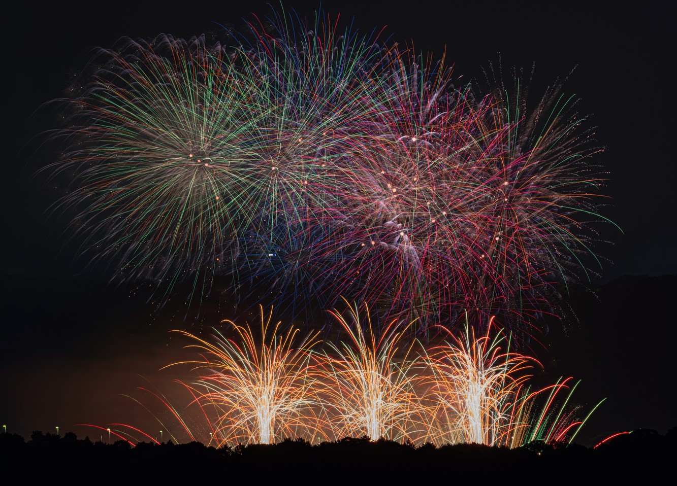 森町納涼花火大会(静岡県森町)