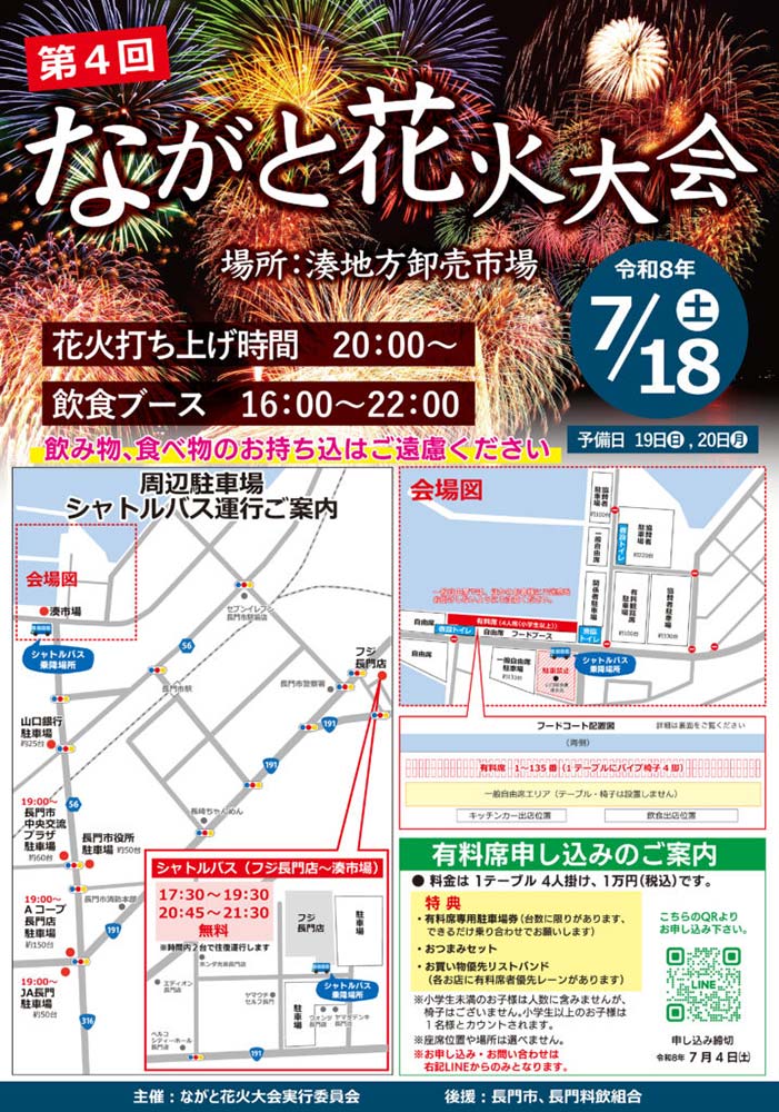 2026年ながと花火大会