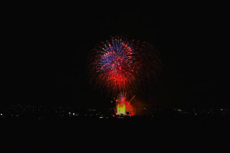 夏祭り山形じゃんずら花火大会(長野県山形村)