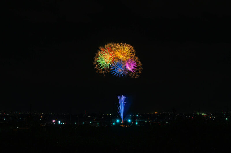 夏祭り山形じゃんずら花火大会(長野県山形村)