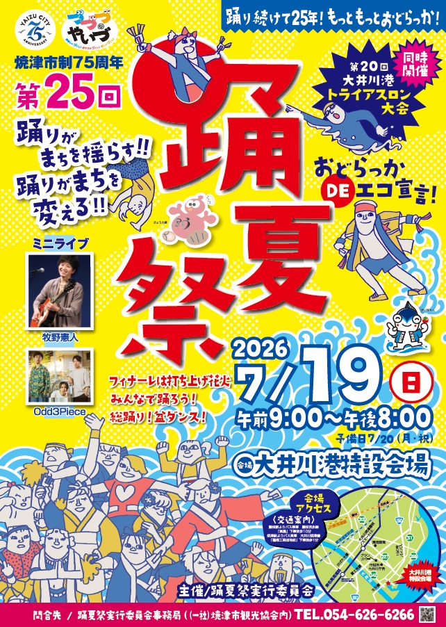 踊夏祭打ち上げ花火(静岡県焼津市)