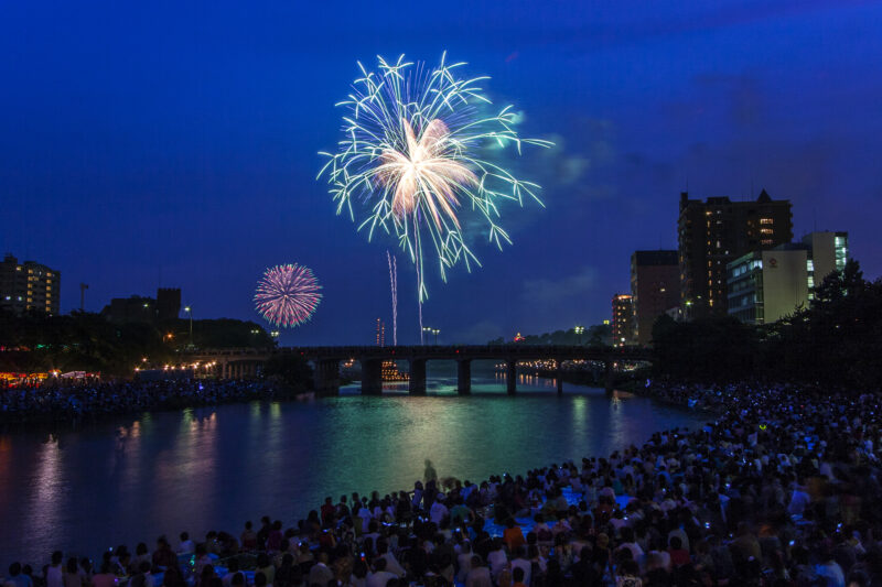 岡崎城下家康公夏まつり花火大会(愛知県岡崎市)