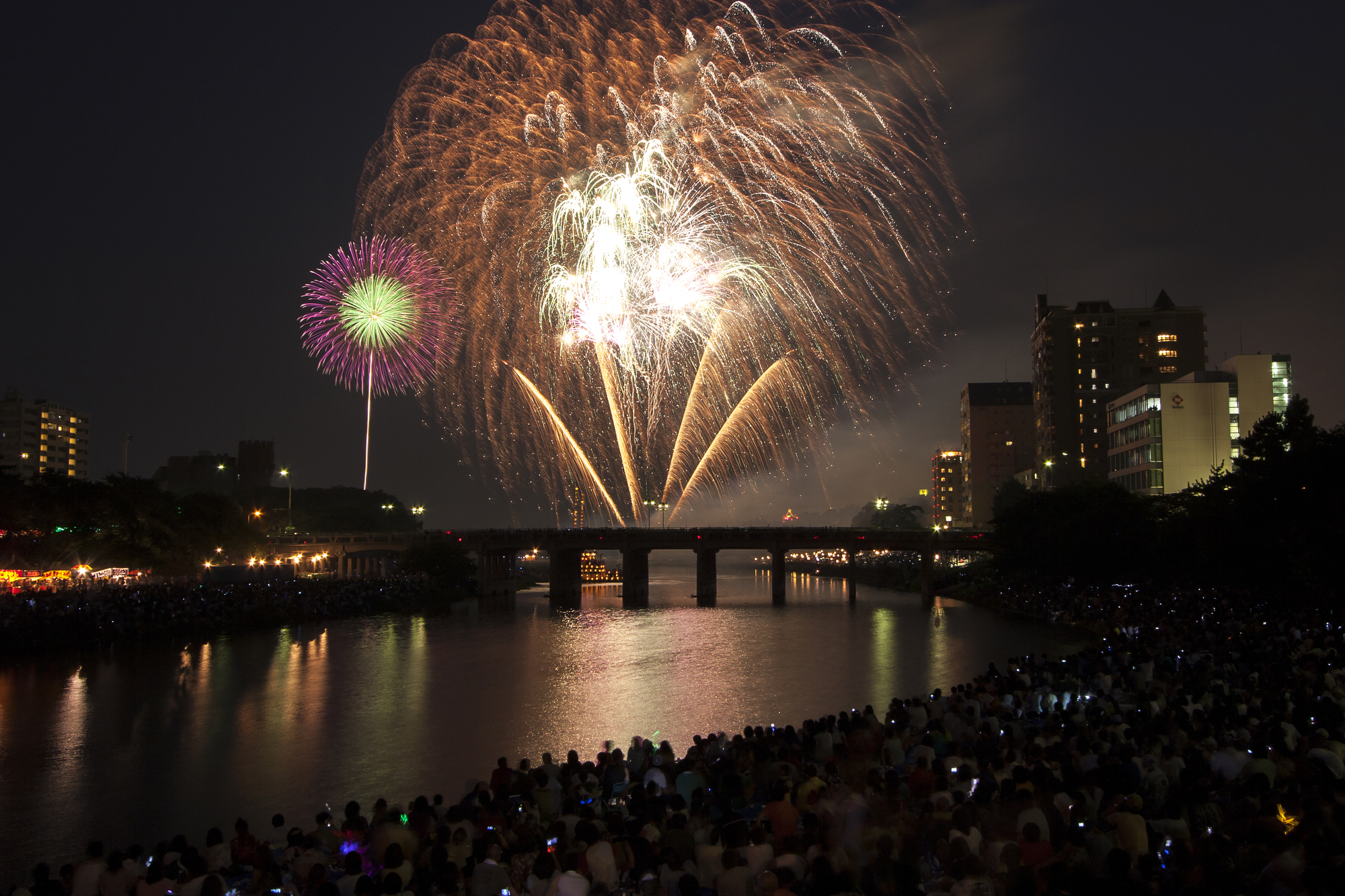 岡崎城下家康公夏まつり花火大会(愛知県岡崎市)