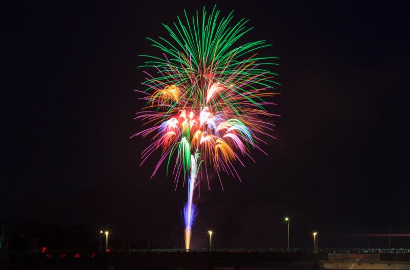 御田祭の里花火大会(宮崎県美郷町)