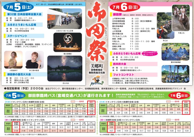 2025年御田祭プログラム