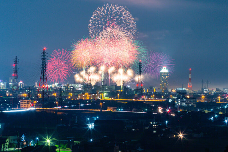 今治市民のまつりおんまく花火(愛媛県今治市)